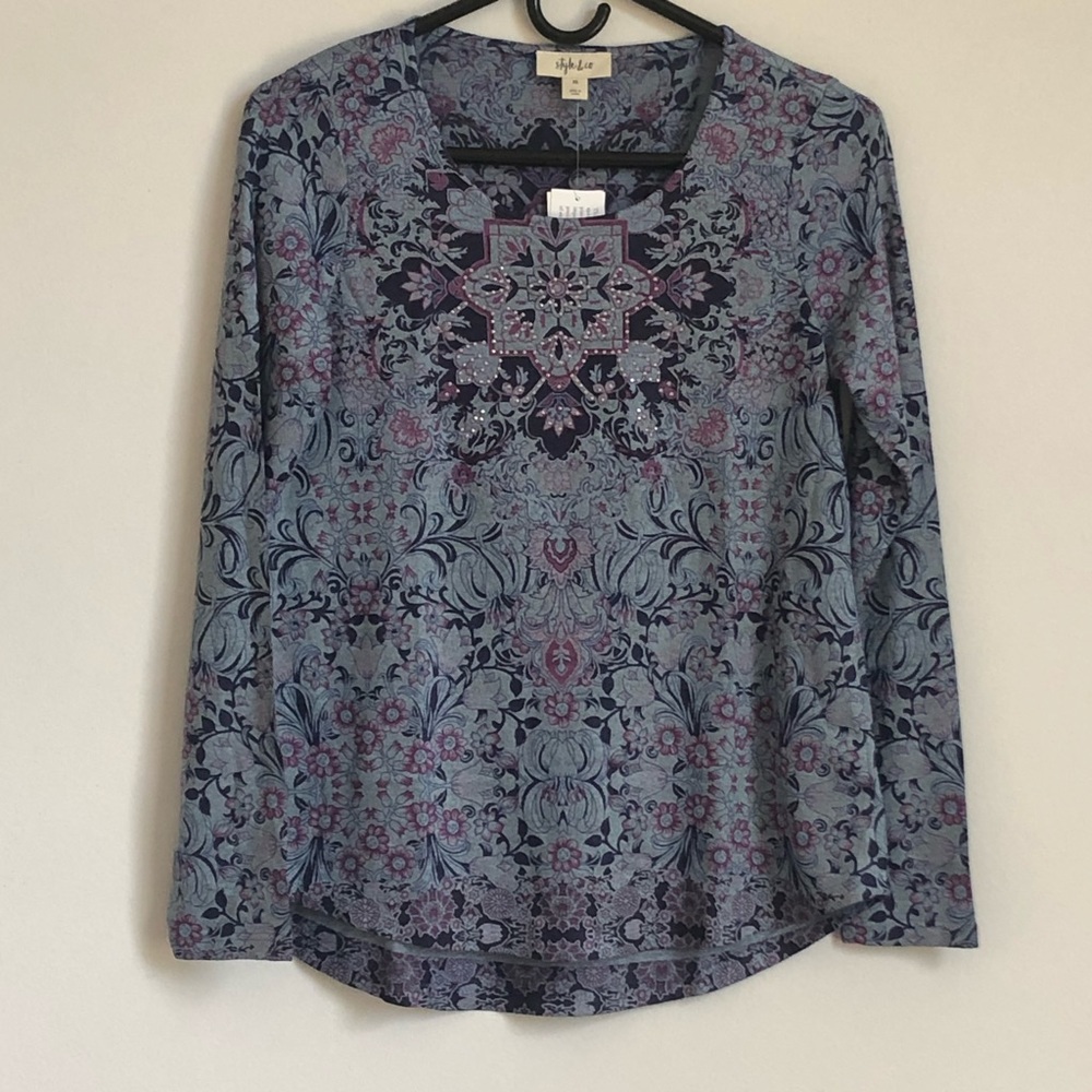 NWT Style & Co Holiday Muse Women’s Long Sleeved